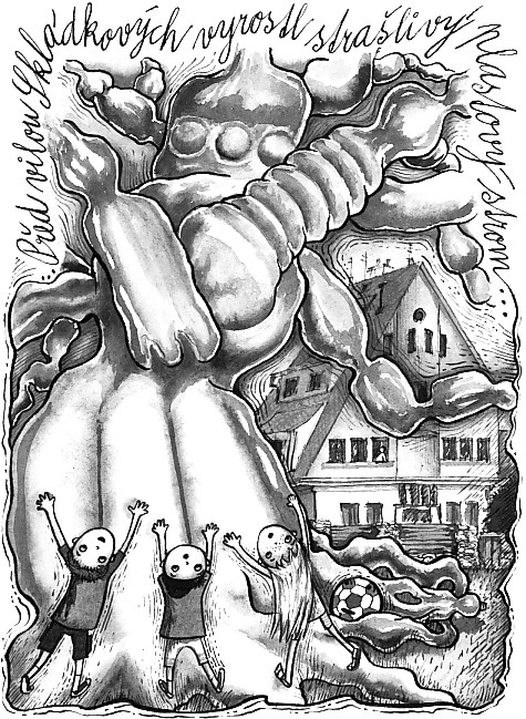 ilustrace 34 plastový strom