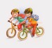 ilustrace 002: děti na kolech