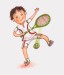 ilustrace 035: tenista