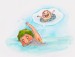 ilustrace 042: děda plavec