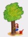 Ilustrace 49 ZLOBILKY.holčička a strom